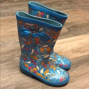 Girl’s LL Bean Wellie Rain Boots, 13